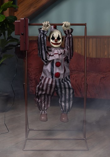 3.5FT Animatronic Tumbling Clown Doll Prop Decoration | Halloween Animatronics