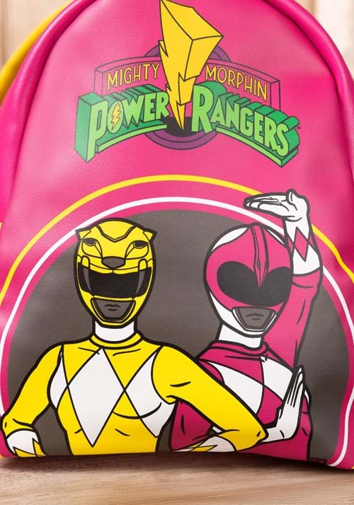 Pink & Yellow Power Rangers Backpack | TV Show Backpacks