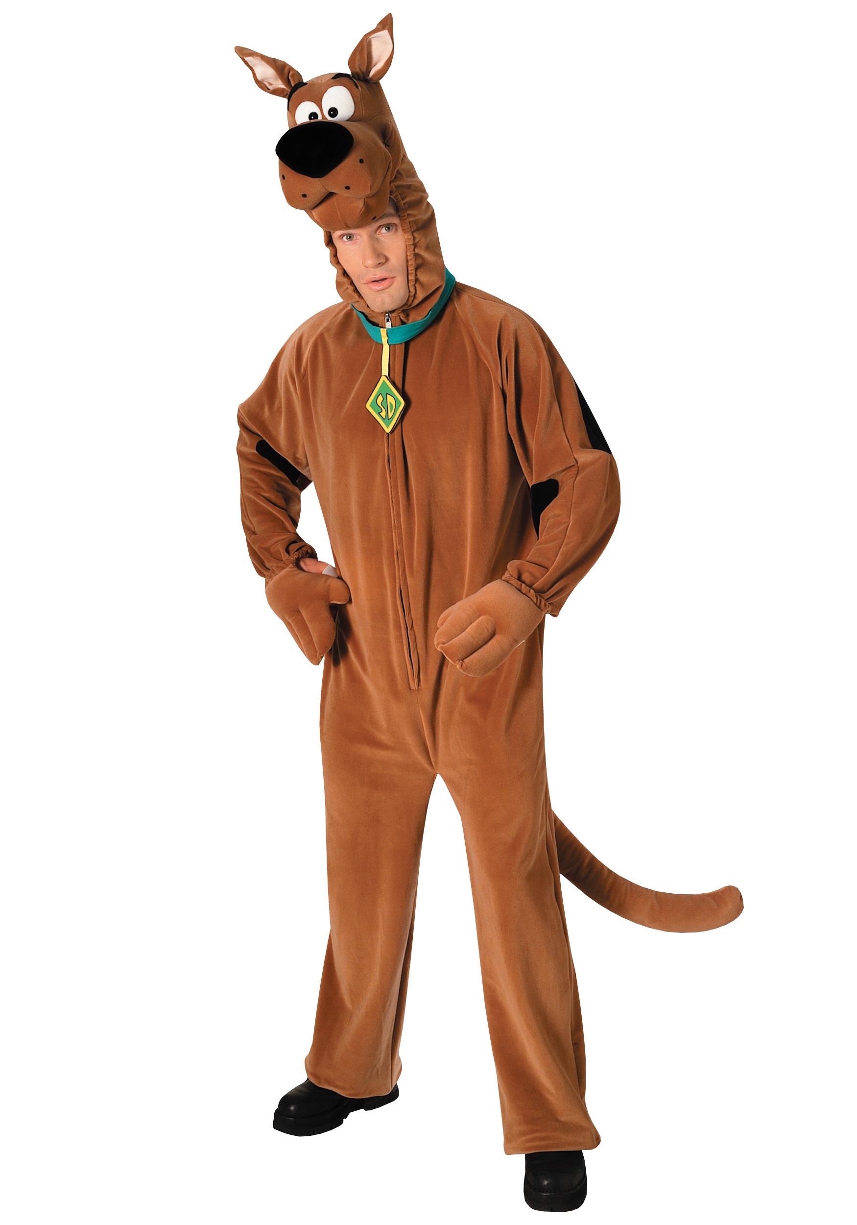 Deluxe Adult Scooby Doo Costume  Cartoon Character Costume