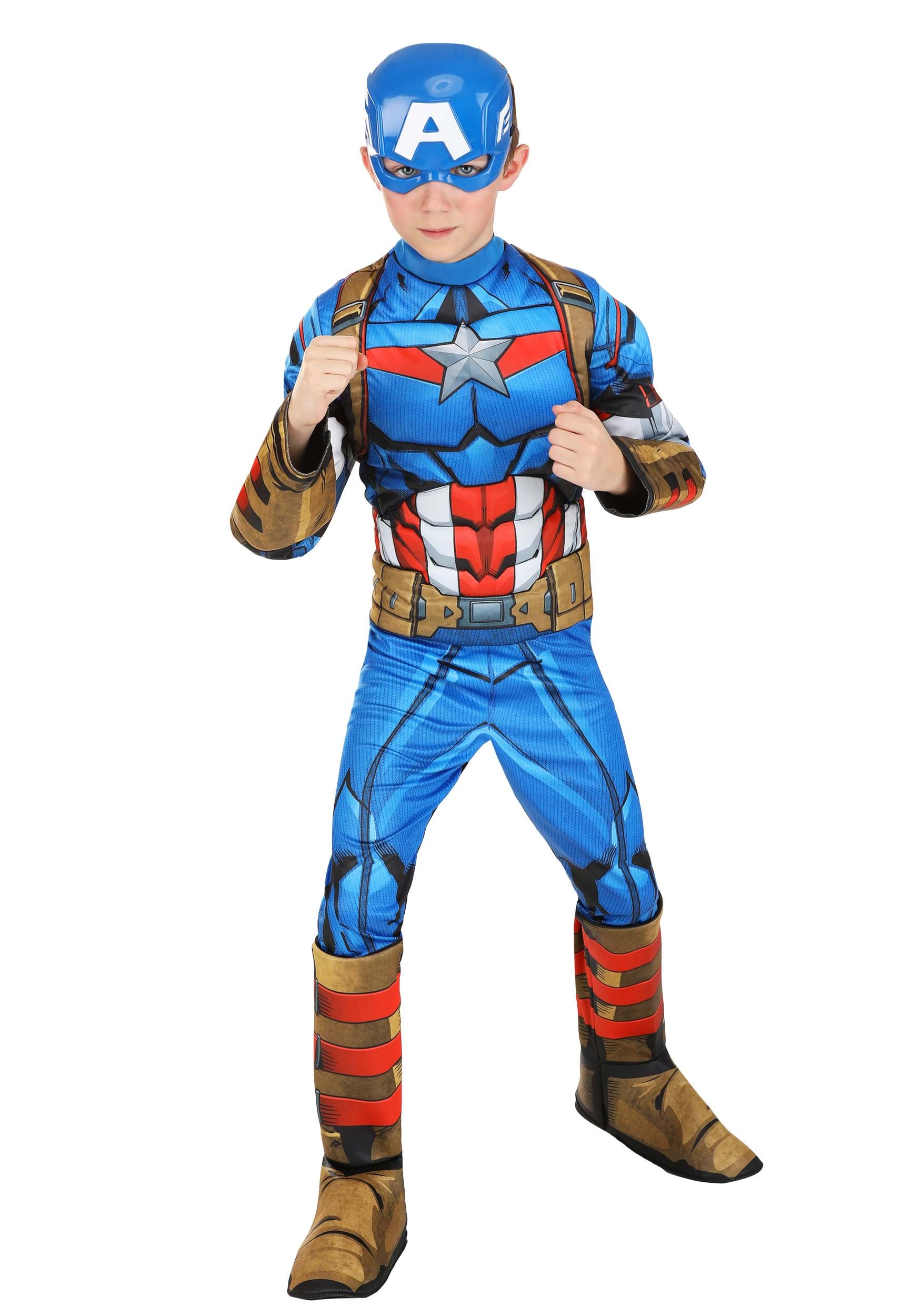 Captain America The First Avenger Cosplay Steve Rogers Costume Male Fancy  Dress