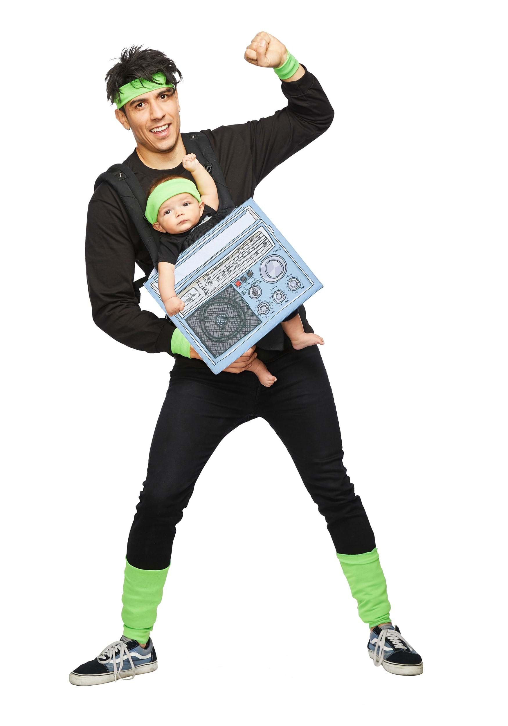 Baby Gym Instructor And Boombox Carrier Costume