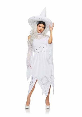 Women's White Mystic Witch Costume