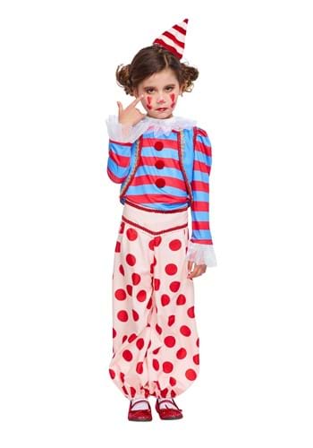 Vintage Clown Girl's Costume