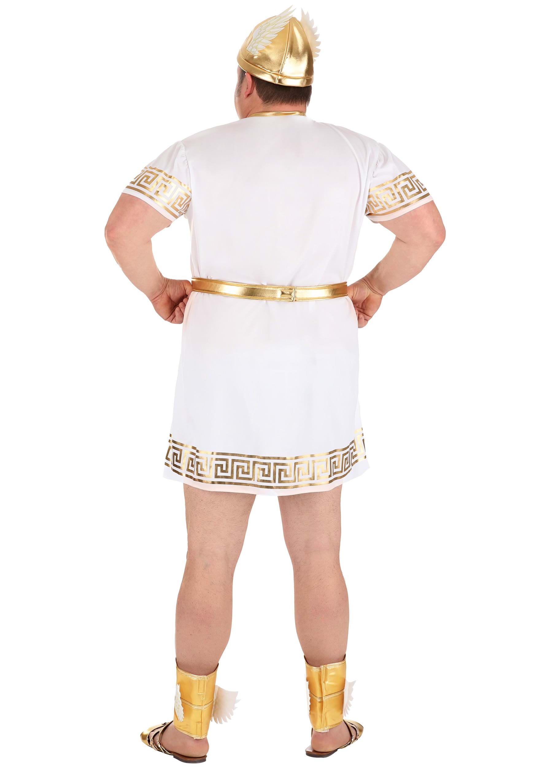 Plus Size Hermes Men's Costume | Greek God Costumes