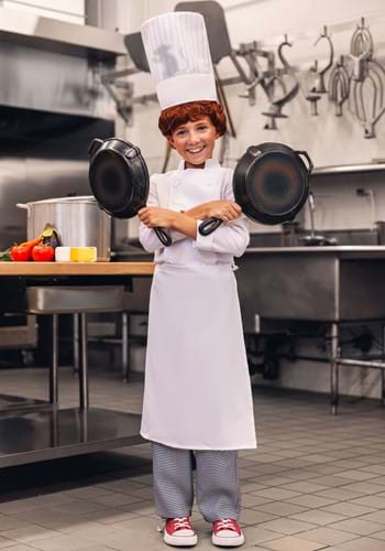 Disney and Pixar Alfredo Linguini Ratatouille Kid's Costume with Light Up Hat | Disney Costumes