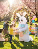 Adult Inflatable Easter Bunny Costume