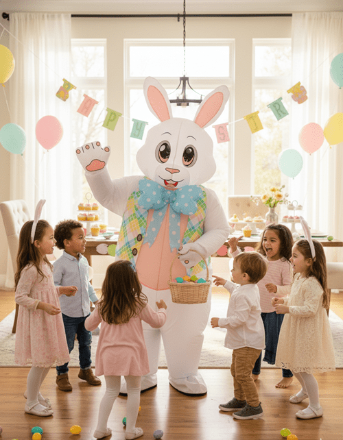 Adult Inflatable Easter Bunny Costume
