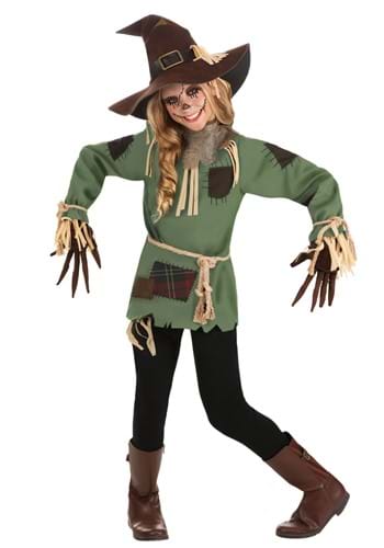 Girls Scary Scarecrow Costume