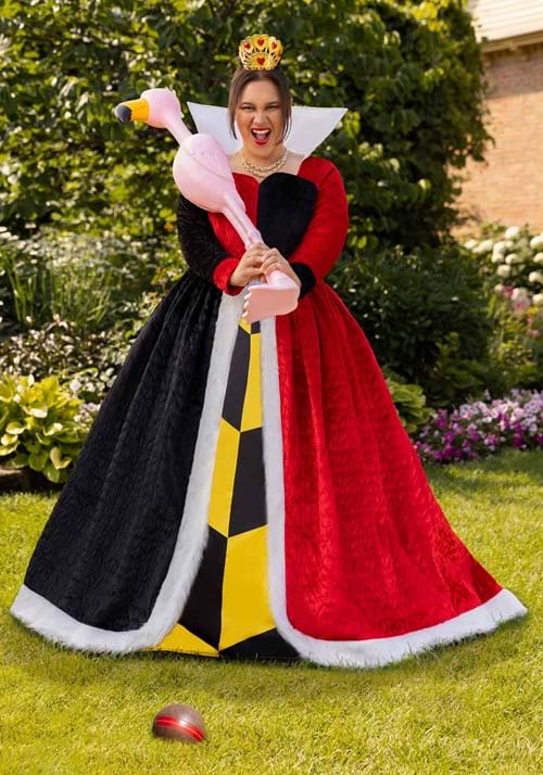 Plus Size Authentic Disney Queen of Hearts Women's Costume Dress