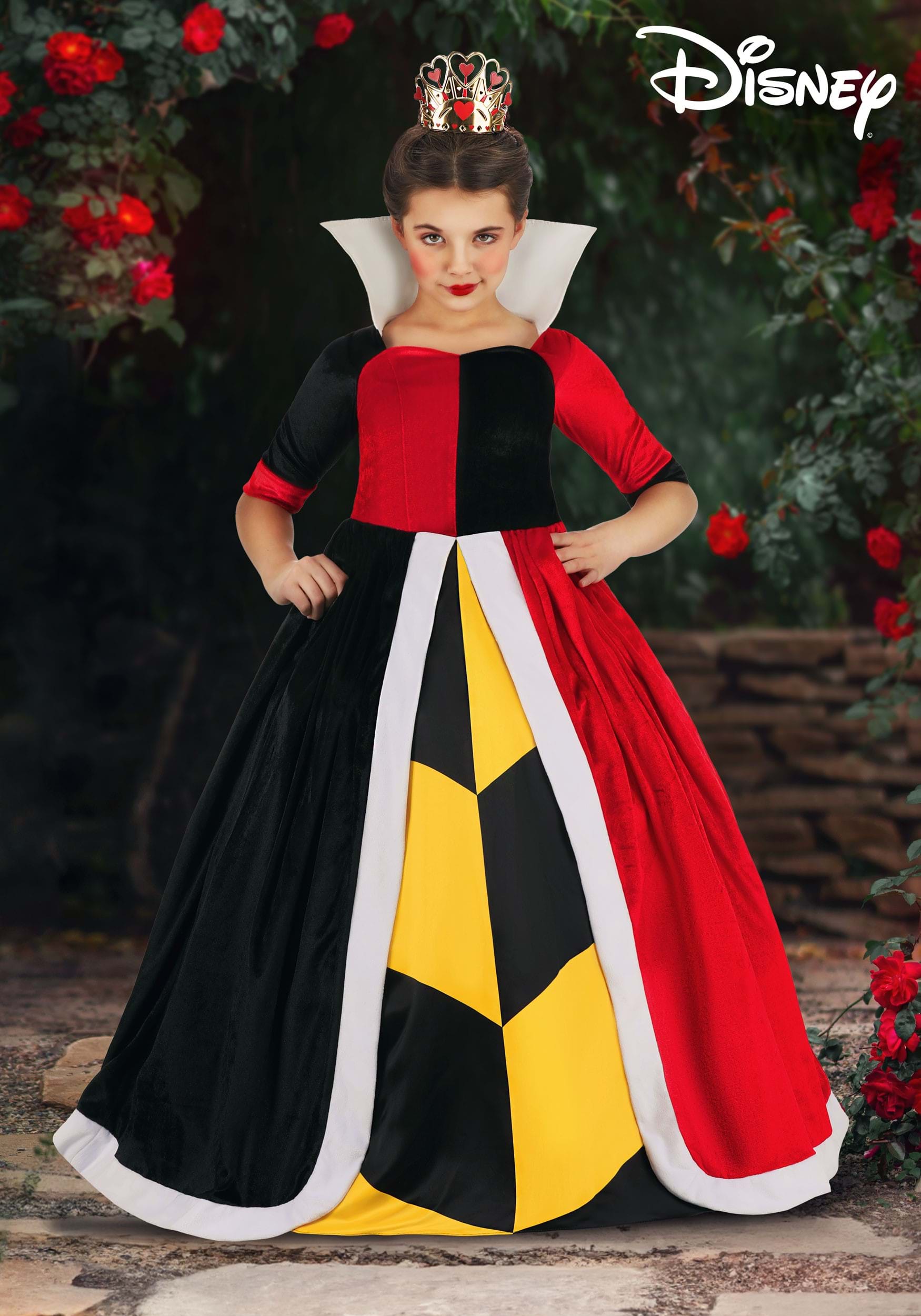 alice in wonderland queen of hearts costume diy