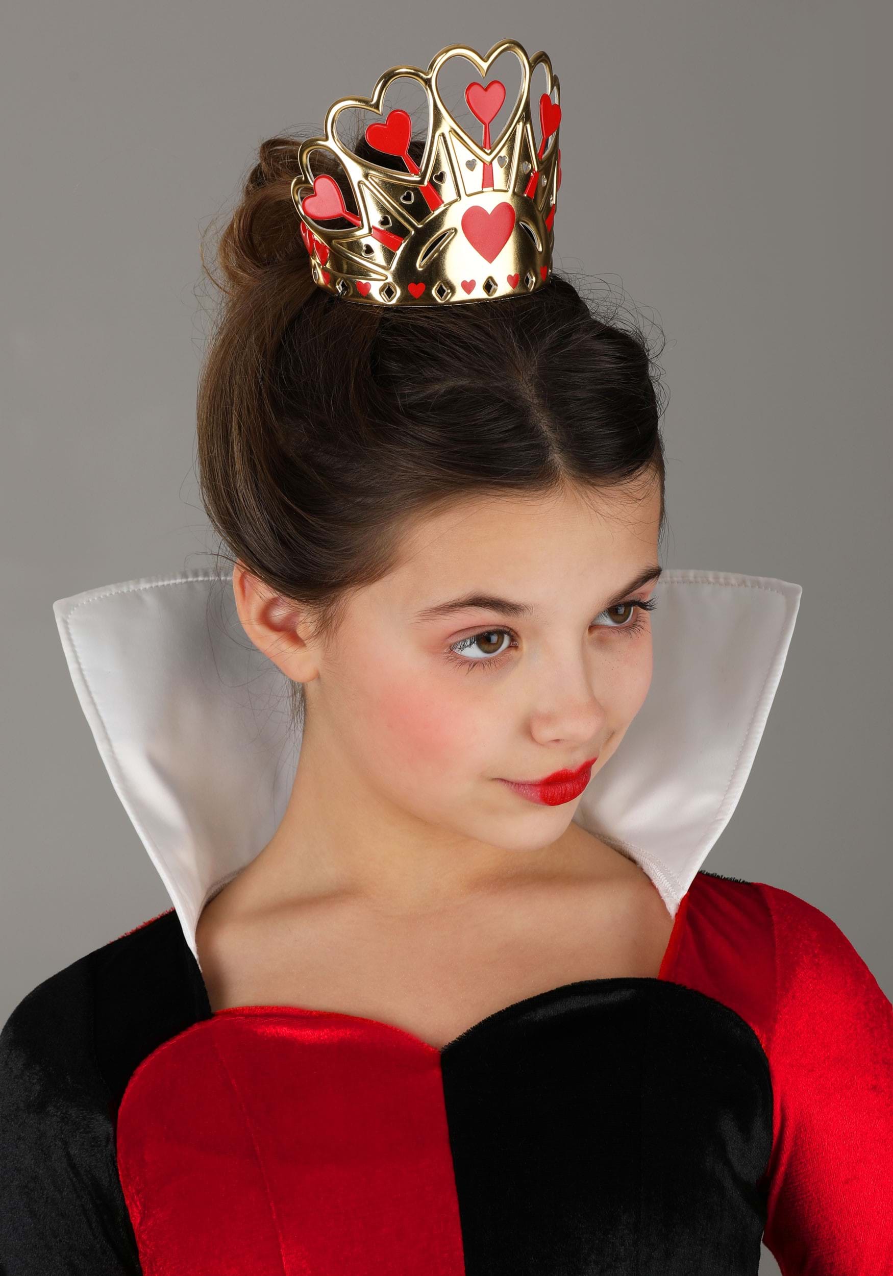 Deluxe Disney Queen of Hearts Costume for Girls