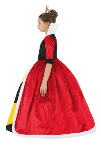 Deluxe Disney Queen of Hearts Costume for Girls