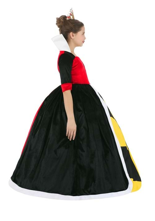 Deluxe Disney Queen of Hearts Costume for Girls