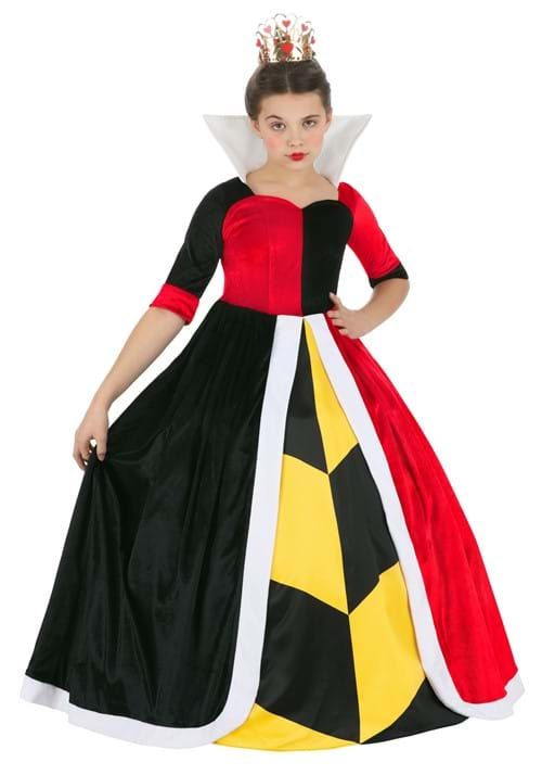 Deluxe Disney Queen of Hearts Girl's Costume | Disney Costumes