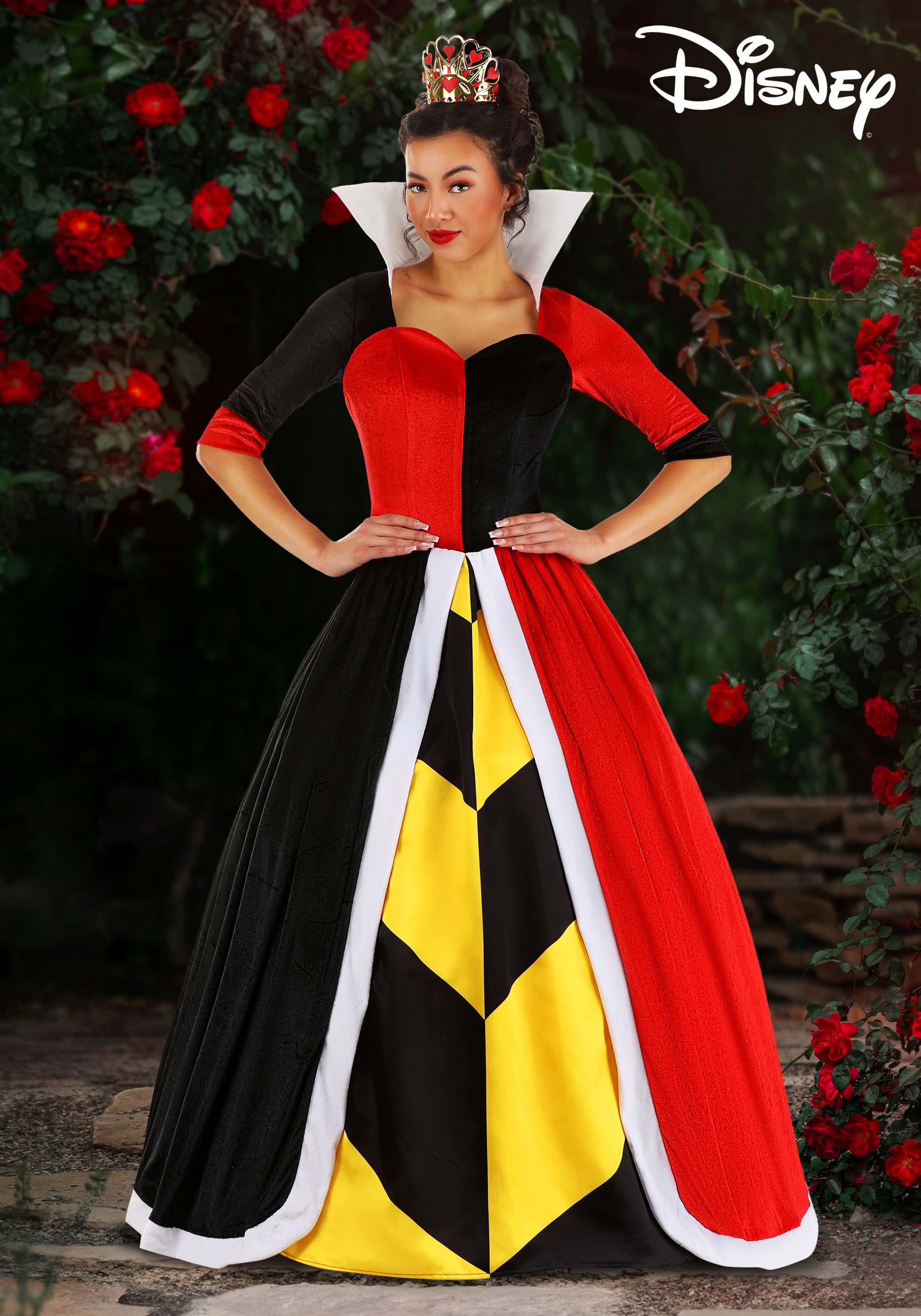 Deluxe Disney Queen of Hearts Costume for Women
