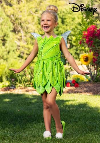 Girls Toddler Disney Tinker Bell Costume new