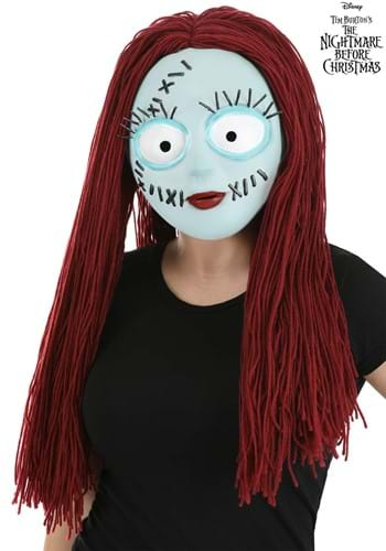 Nightmare Before Christmas Latex Sally Costume Mask for Adults