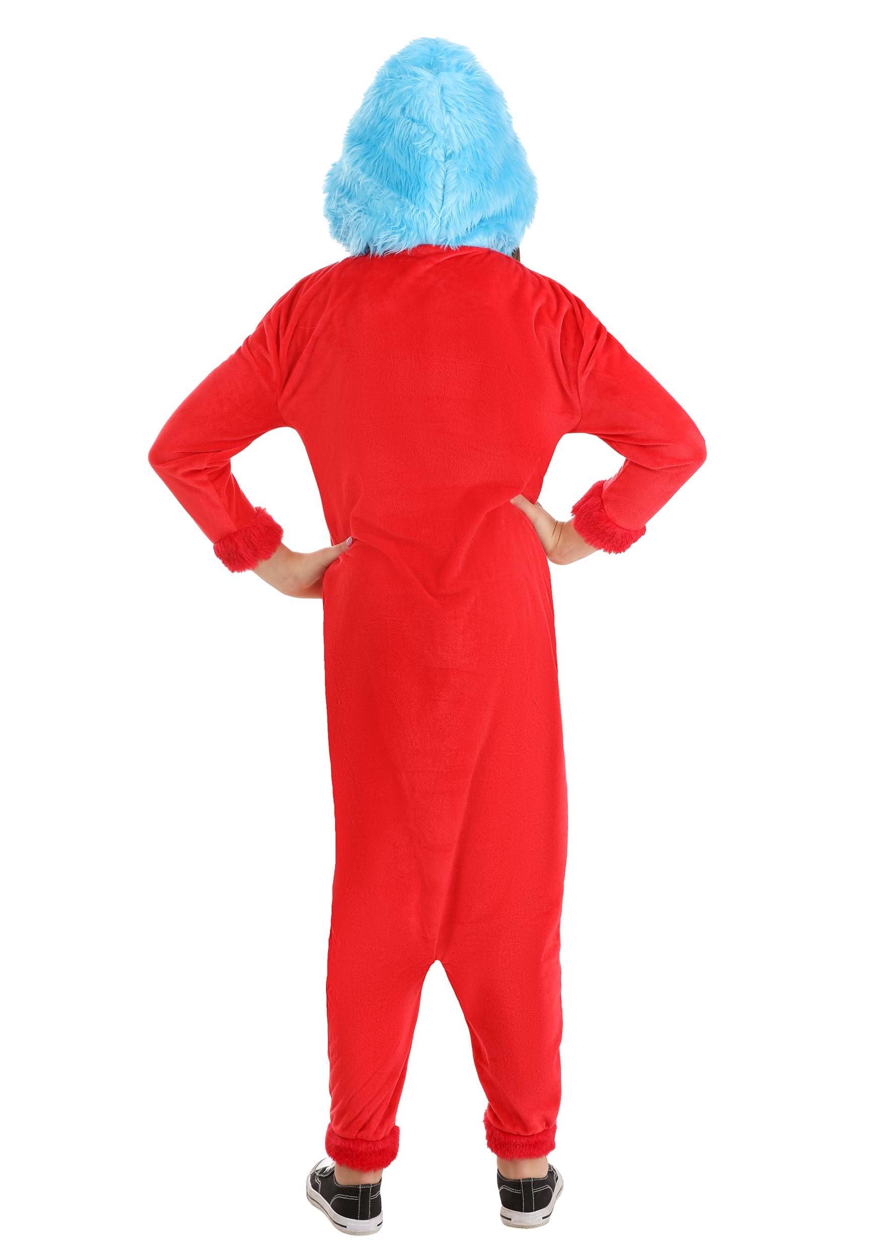 Thing 1 And 2 Jumpsuit Kid's Costume