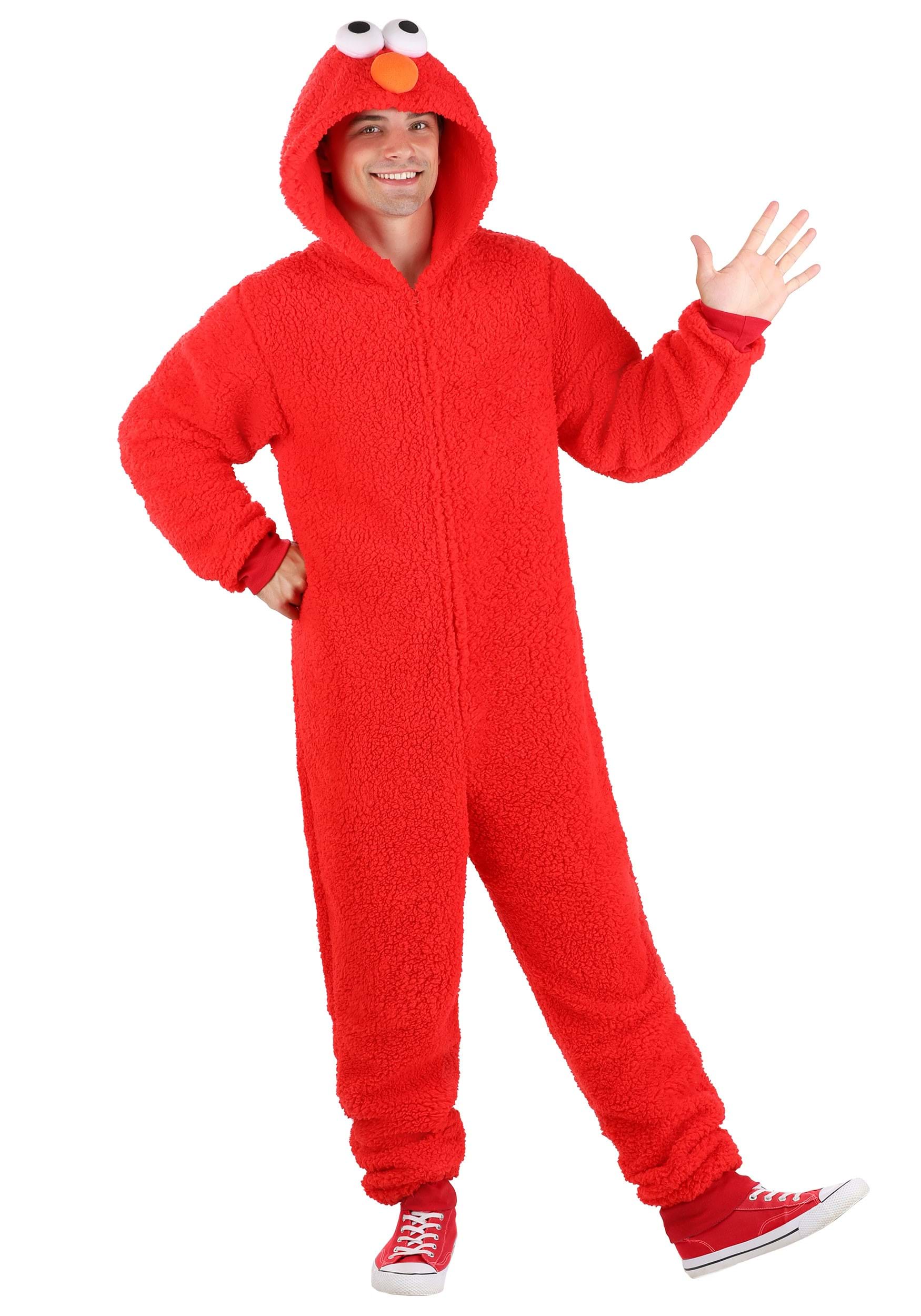 Sesame Street Elmo Sherpa Adult Union Suit | Sesame Street Costumes