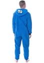 Adult Cookie Monster Sherpa Sesame Street Union Suit Alt 1