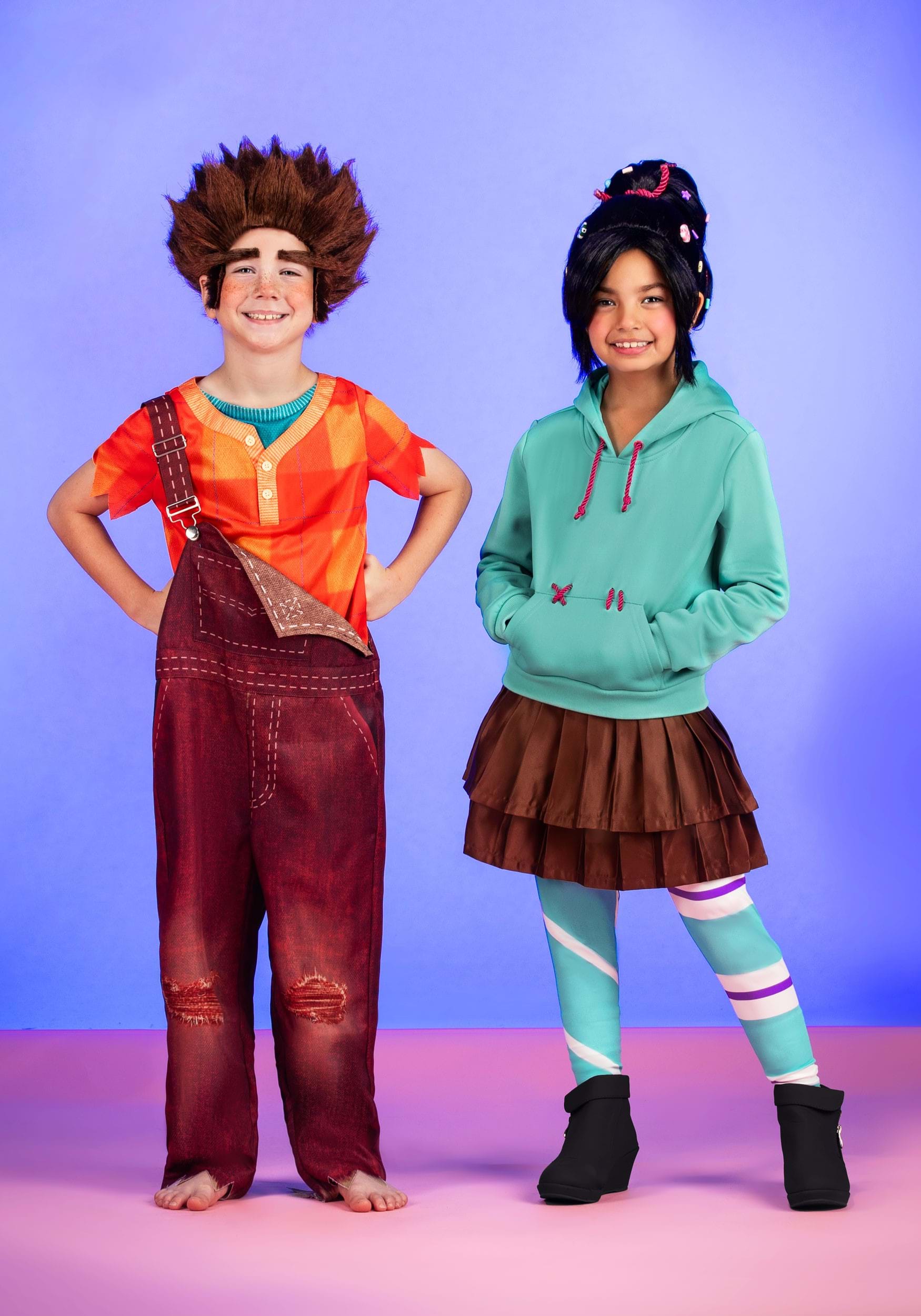 Wreck-It Ralph and Vanellope Halloween costumes - Disney in your Day