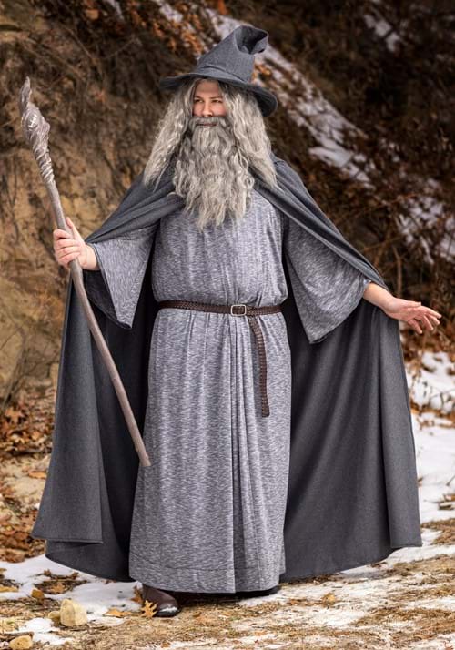 Men's Plus Size Gandalf Lord of the Rings Costume