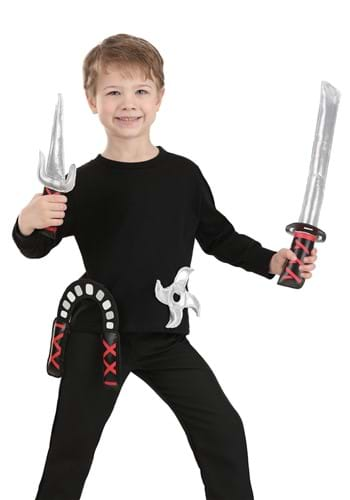 BMARLF Plastic Ninja Toys Weapons Swords for Kids Ninja Sword Ninja Kids  Toys Foam Sword Ninja Sword Ninja Costume Accessories 8 Pcs Black