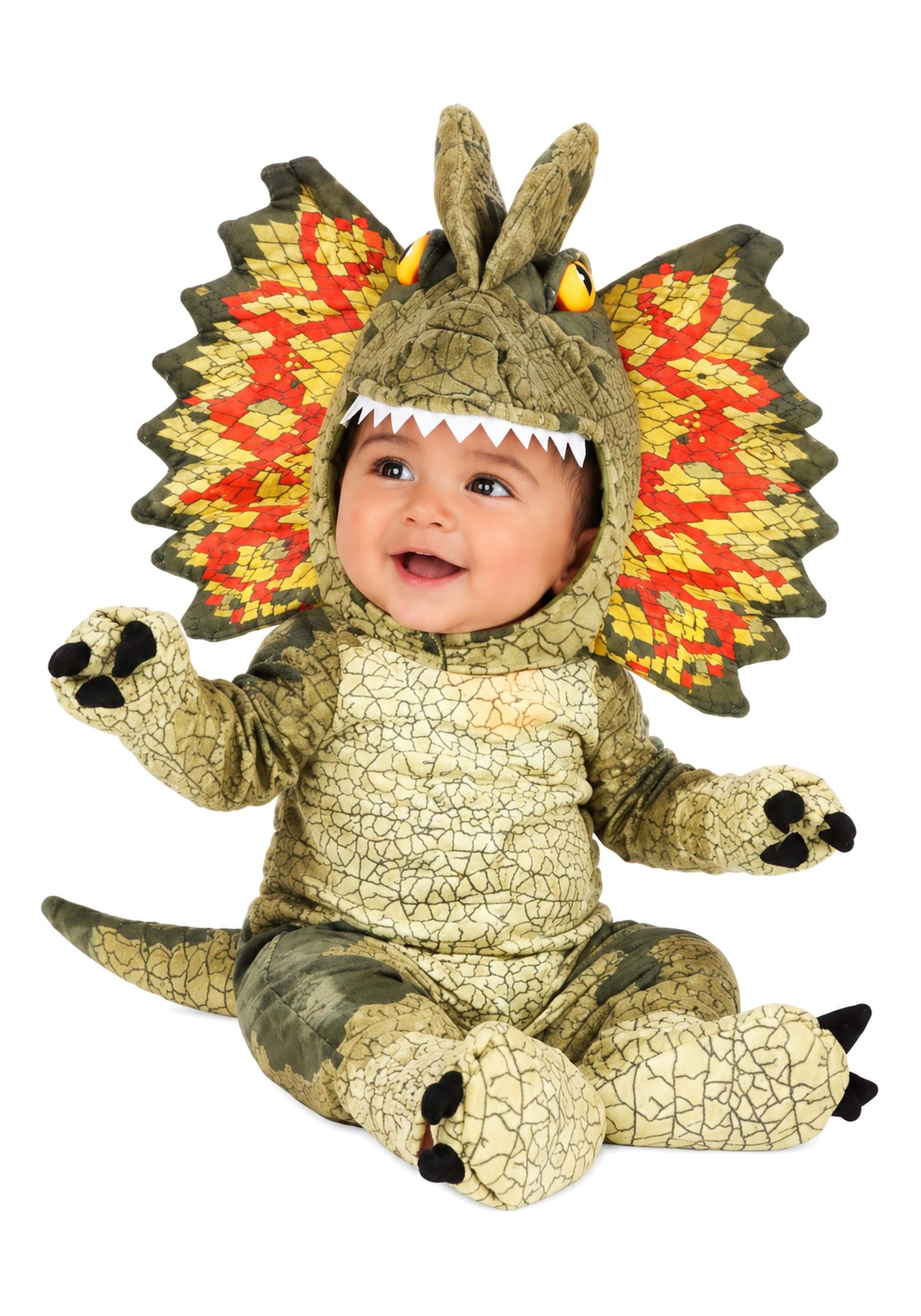 Infant Baby Dilophosaurus Costume | Dinosaur Costumes
