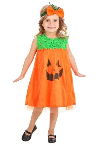 Toddler Shimmering Pumpkin Costume