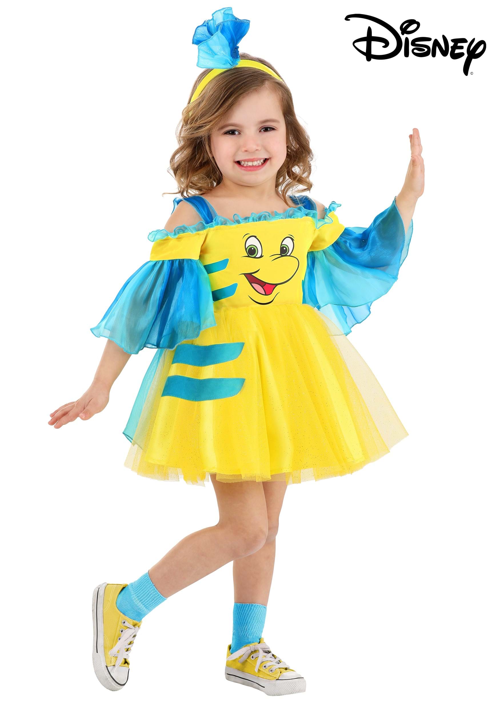 Disney Flounder Costume Dress Toddlers