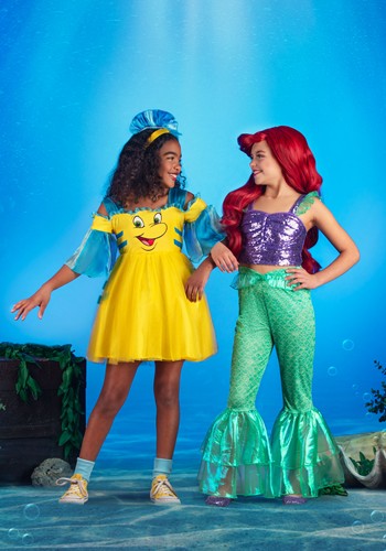 Disney Flounder Girl's Costume Dress | Disney Costumes