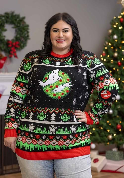 Adult Ghostbusters Christmas Ugly Sweater