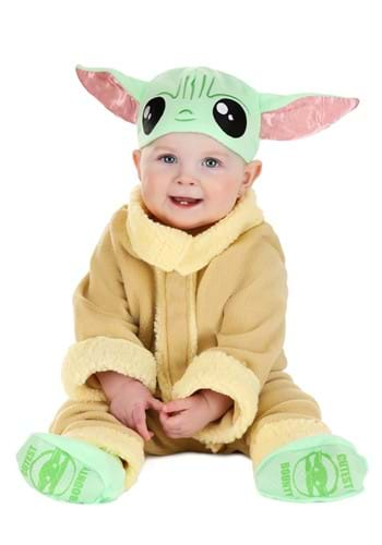 Brain Giggles Halloween Costume Cosplay Star Wars Mandalorian Baby Yoda  Costume Halloween Costume for Kids