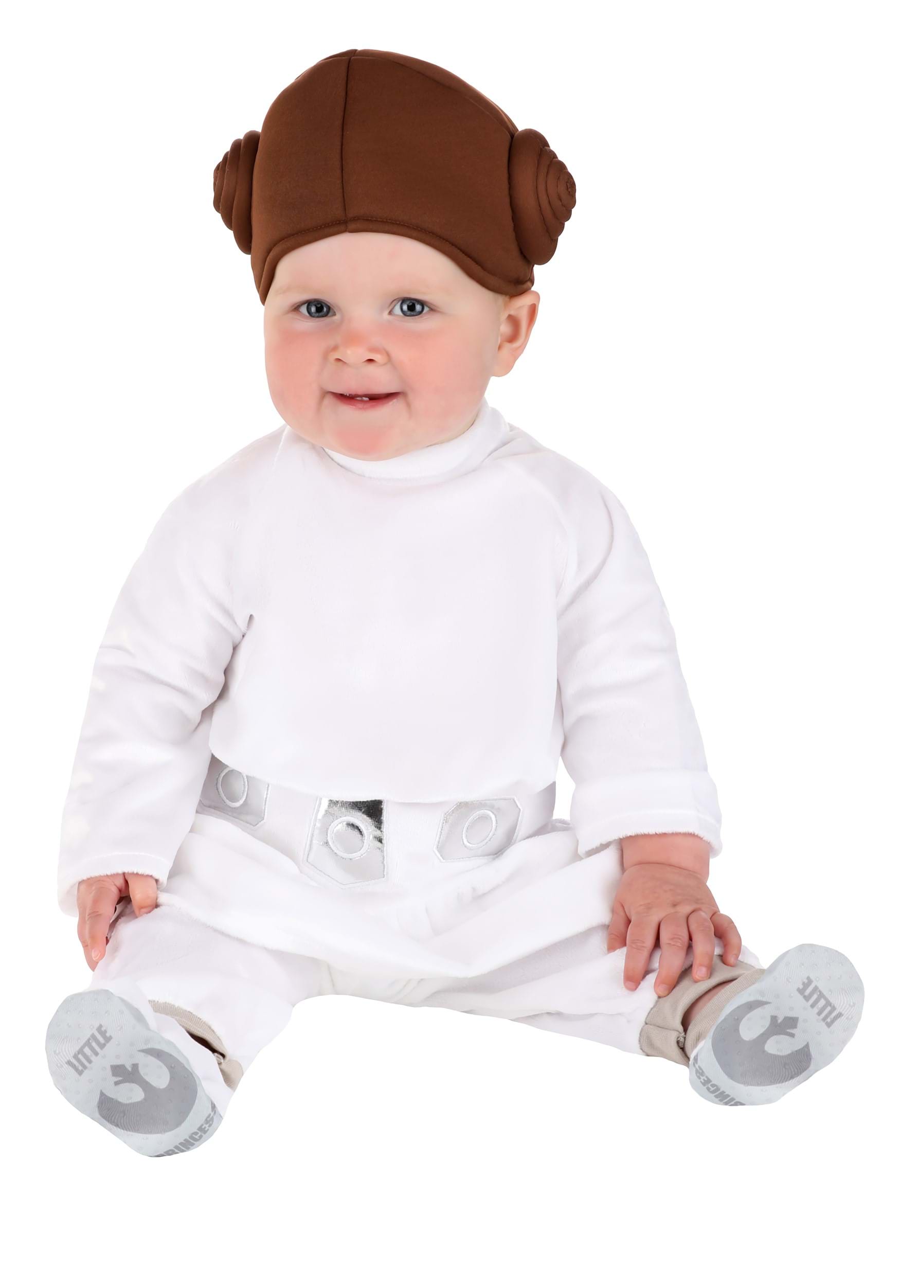 Photos - Fancy Dress Jazwares Princess Leia Costume for Infants Brown/Gray/White 