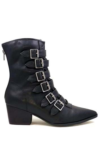 Black Buckle Boots