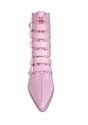 Pastel Pink Buckle Boots Alt 1