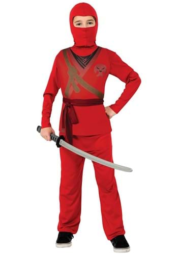 Child Silver Mirror Ninja Costume