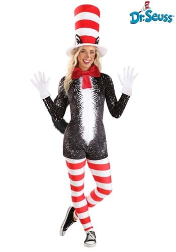 Womens Sassy Cat in the Hat Costume
