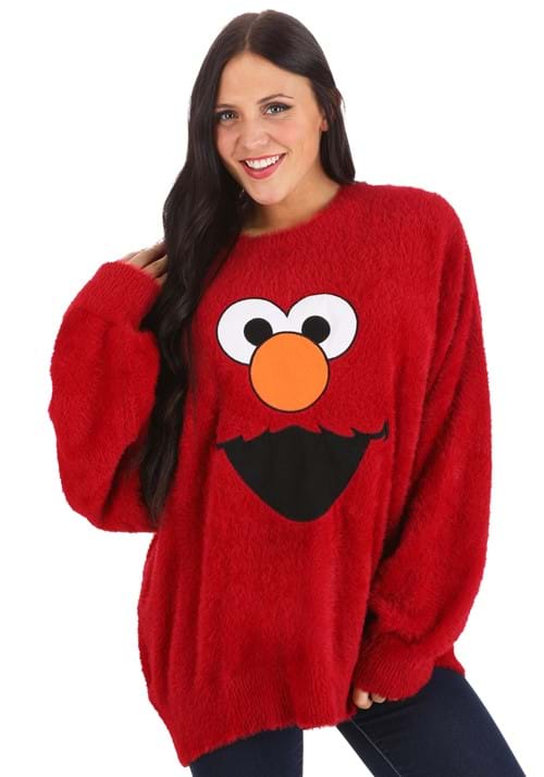 Lion Brand Yarn Sesame Street Fuzzy Friends, Elmo Red
