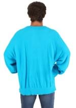 Adult Fuzzy Cookie Monster Oversized Sweater Alt 5