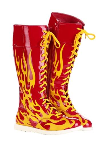 Adult Hulk Hogan Wrestling Boots | Hulk Hogan Accessories