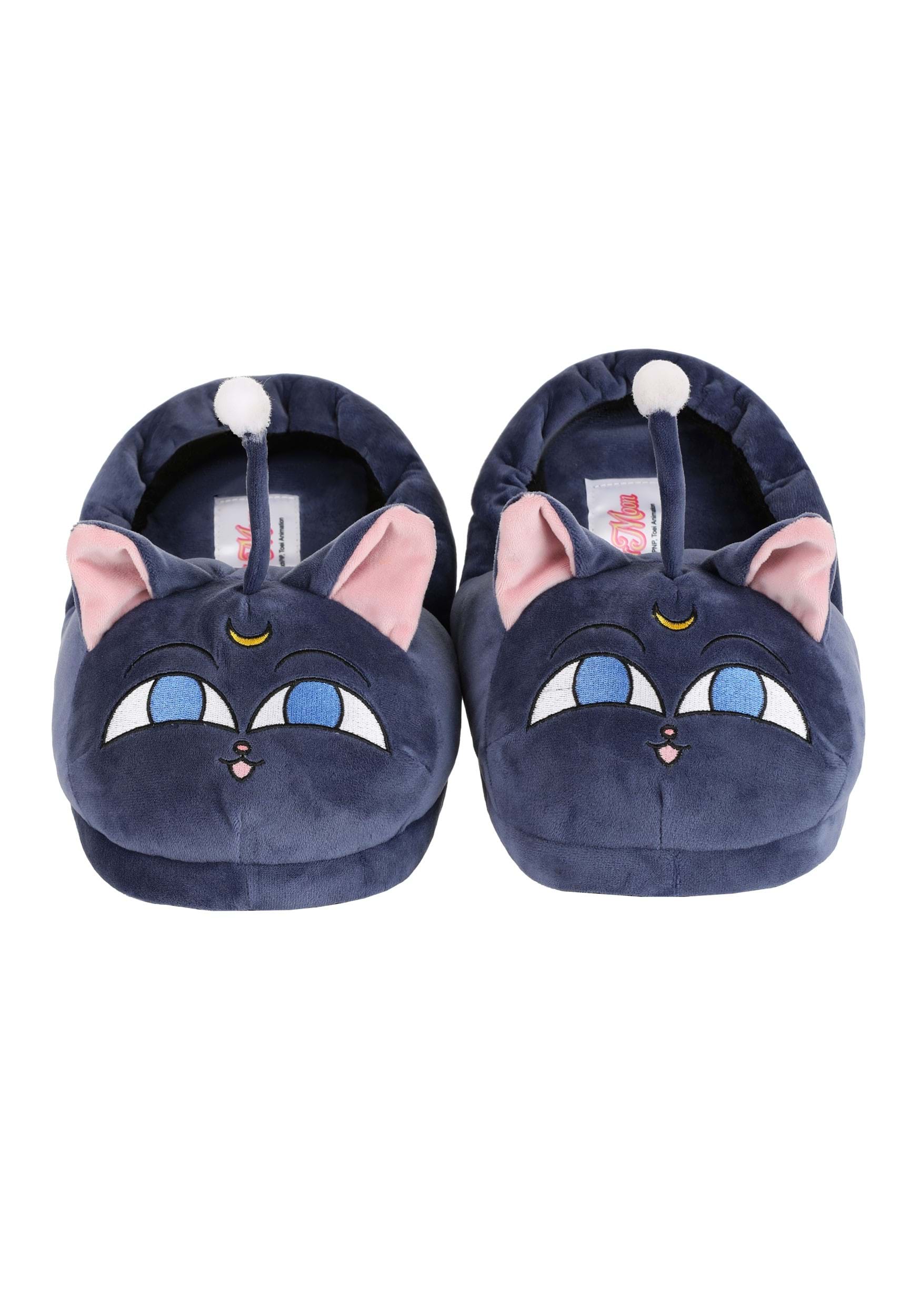 Adult Sailor Moon Luna-P 3D Character Slippers , Anime Slippers