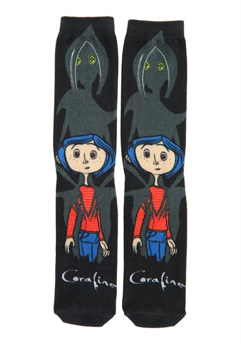 Adult Coraline 3-Pack Crew Socks | Movie Accessories