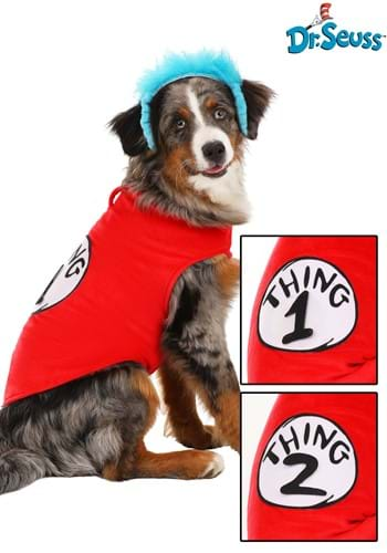 Thing 1 and thing 2 dog shirts sale