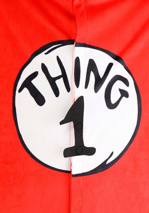 Adult Dr. Seuss Thing 1 & 2 Costume Onesie | Dr. Seuss Costumes