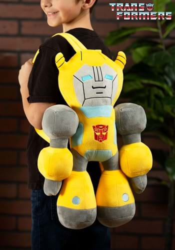 Plush Transformers Bumblebee Backpack