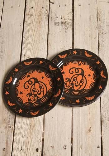 Johanna Parker Halloween Pumpkin Decorative Plate Set