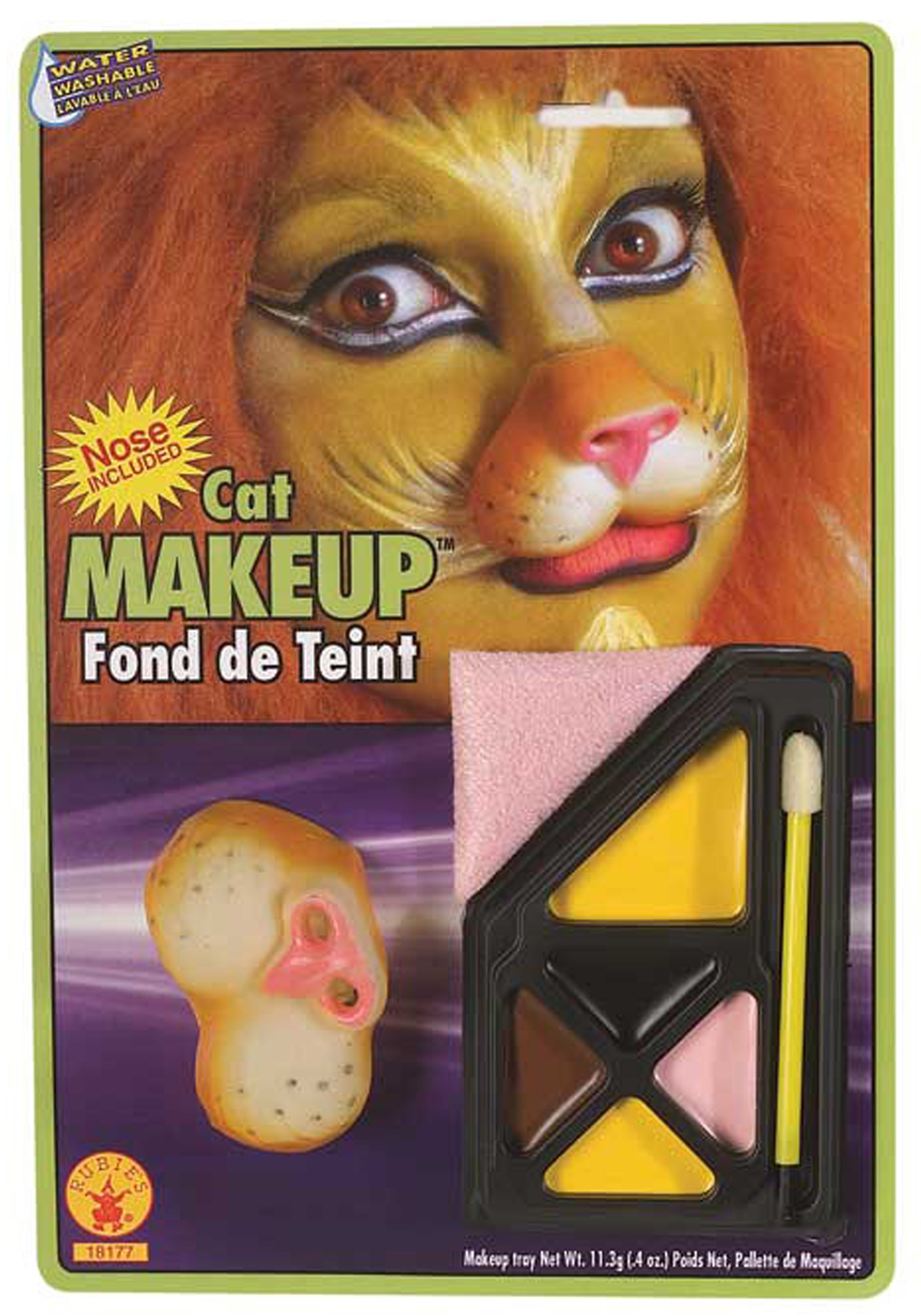 Maquillaje de cara de león Multicolor