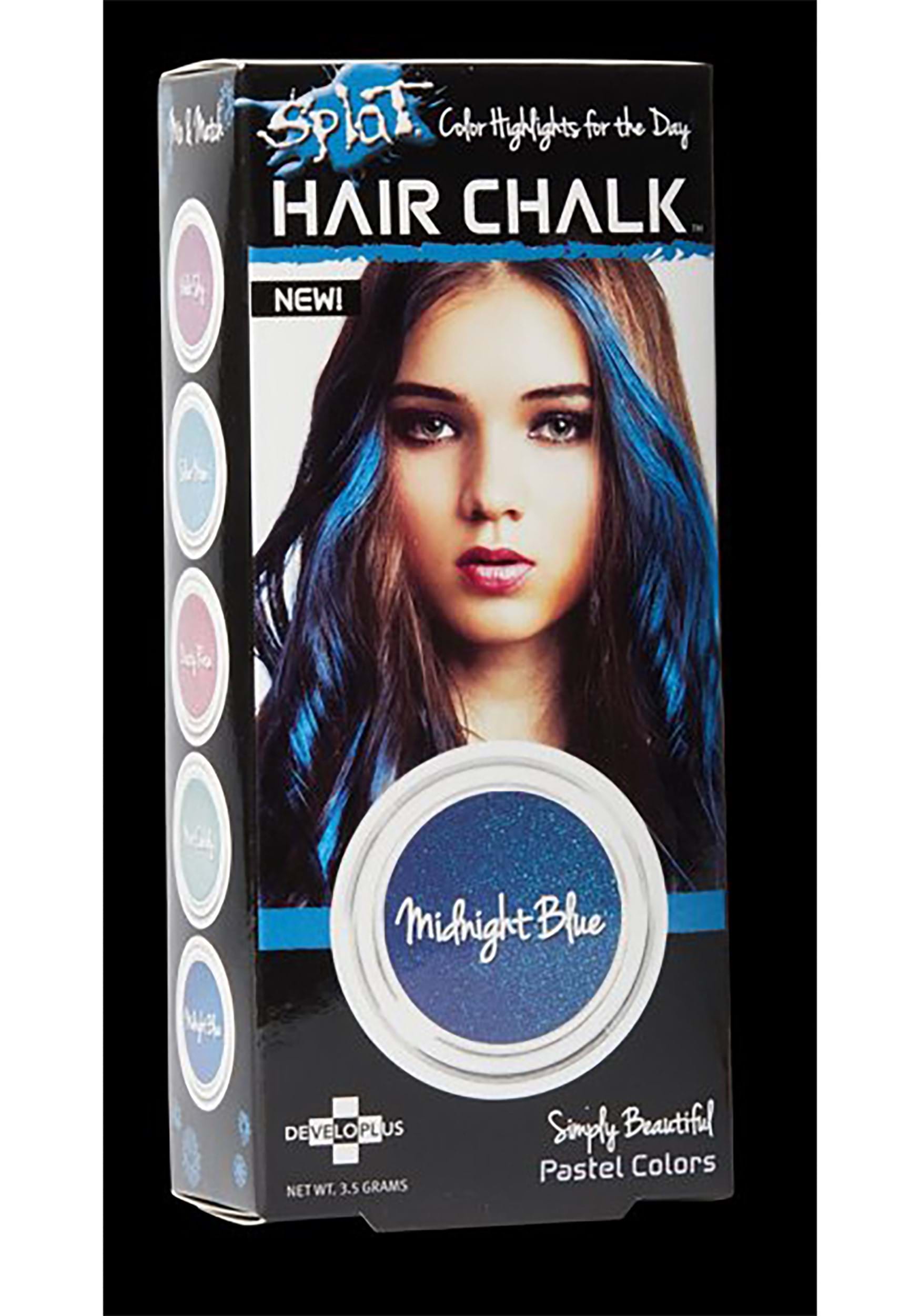 Splat Hair Chalk in Midnight Blue (Dark Blue)