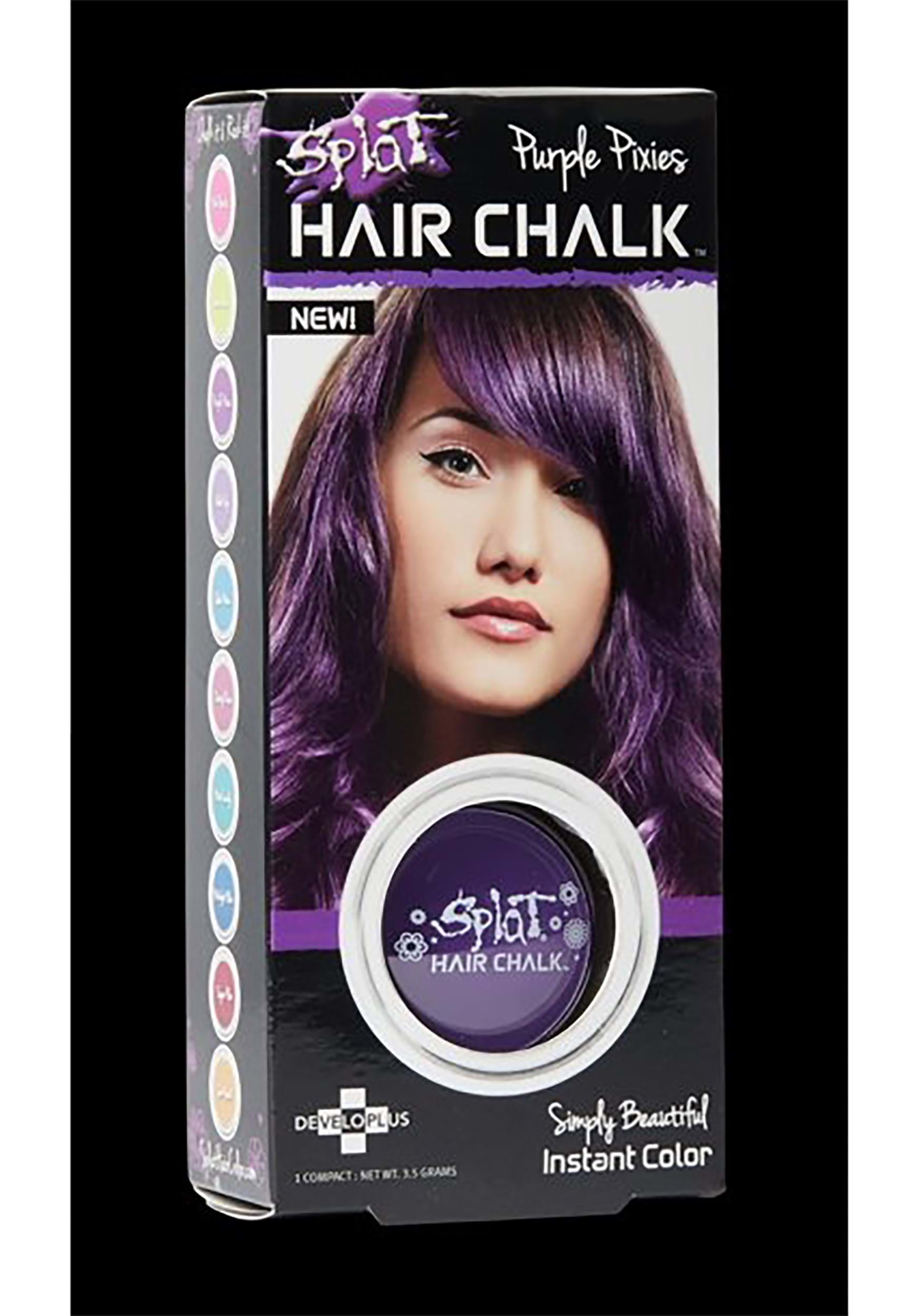 Tiza para el cabello en pixies morados (púrpura) Multicolor